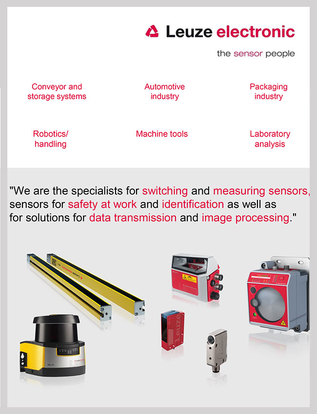 Leuze Sensors Catalogue